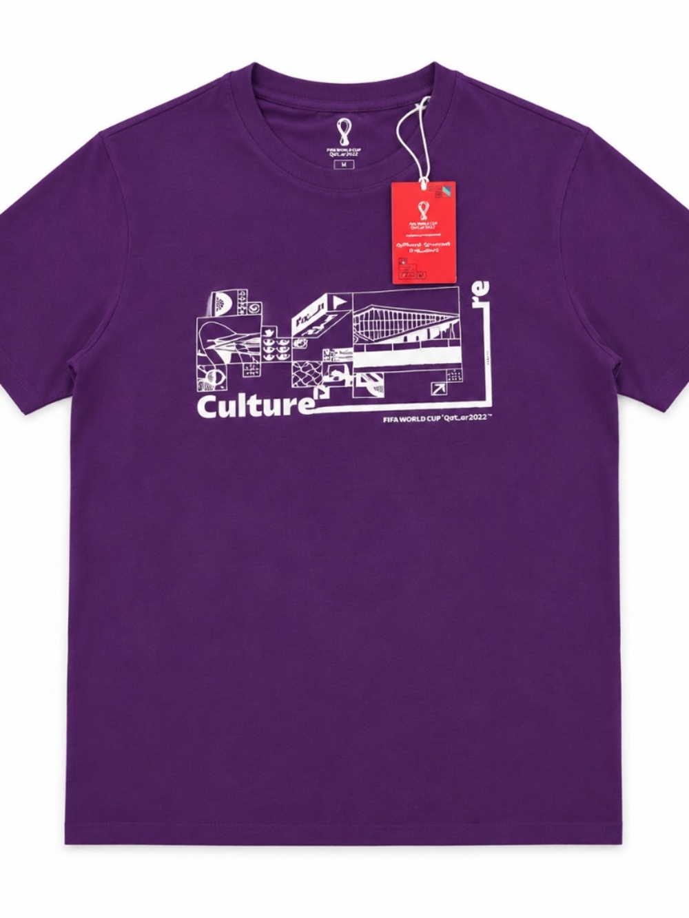 FIFA World Cup Culture Graphic Tee Purple NWT - Collector Edition